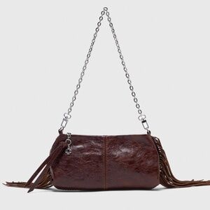 NWT Maje Miss M Burgundy Brown Clutch Bag Purse Crossbody New with Tags